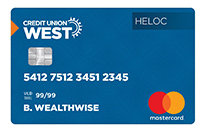 Credit Union West HELOC Card
