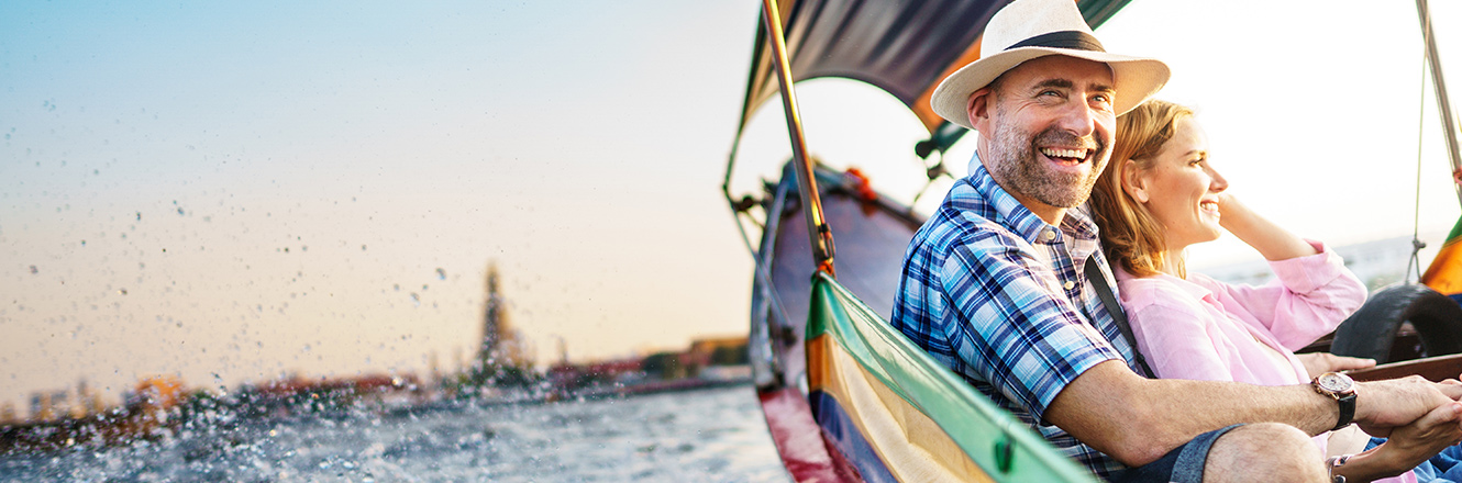 couple on boat