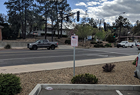 Prescott Military Veteran parking. 