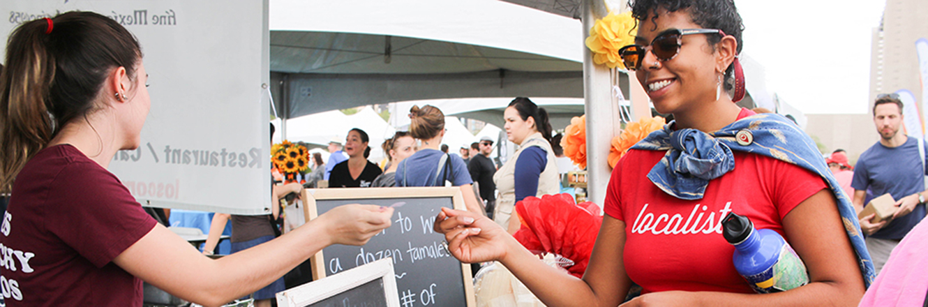 Local First Arizona Fall Fest booth 