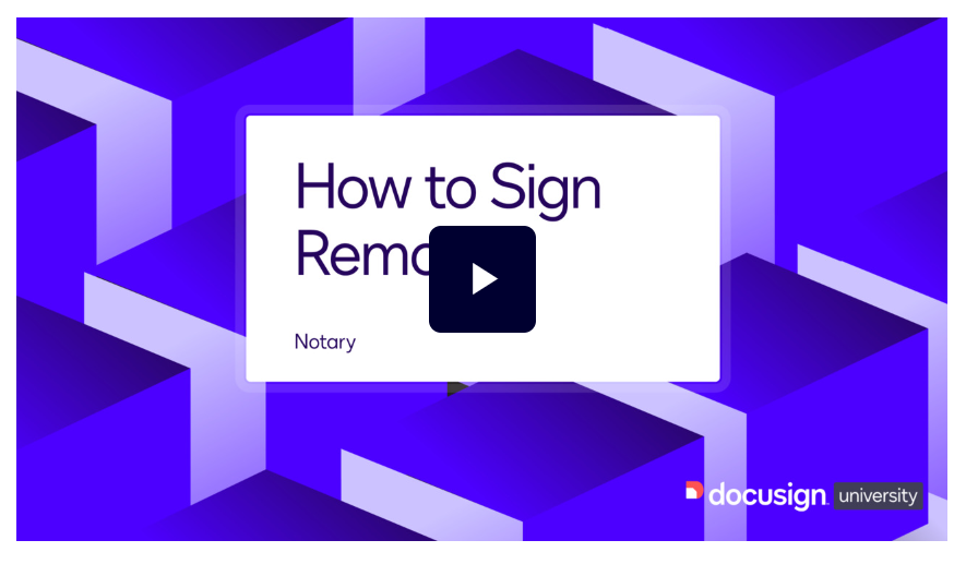 How to Sign Remotely with DocuSign